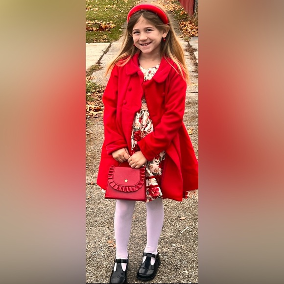 Girls dress size 8 with matching purse - Picture 3 of 3